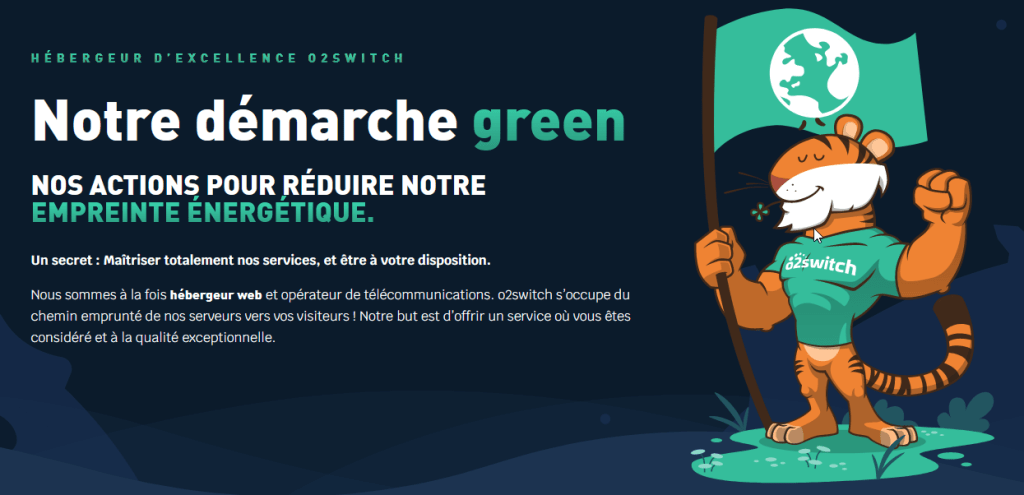 Capture - O2Switch démarche green