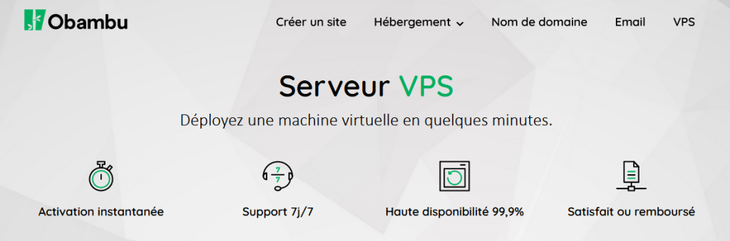 Obambu - Capture page VPS