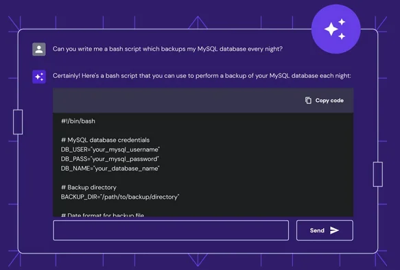 Hostinger - Capture de l'assistant IA